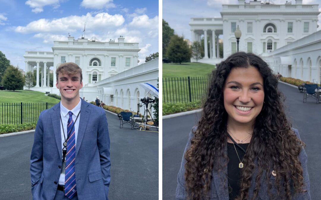 Two University of Pittsburgh Stamps Scholars intern at the White House